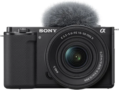 Miniatura 6 de Sony ZV-E10 - Kit de cámara sin espejo con lente de zoom de potencia de 16-50mm II (negro) Sensor APS-C Herramienta compacta para creadores +