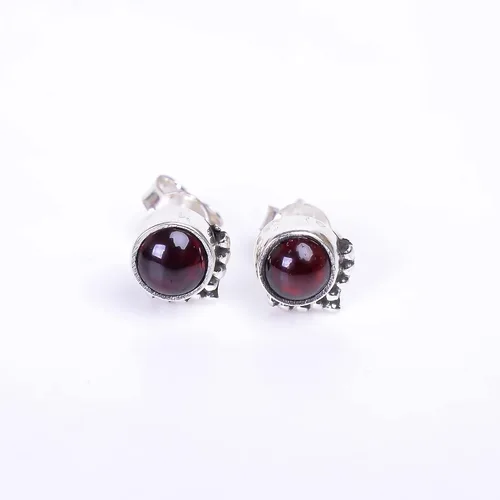 Miniatura 57 de Round Gemstone Stud Design 2