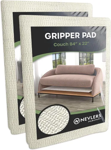 Miniatura 13 de Nevlers Almohadilla antideslizante de agarre para sofá de 22 x 48 pulgadas Agarre antideslizante para evitar deslizamientos de sofá biplaza