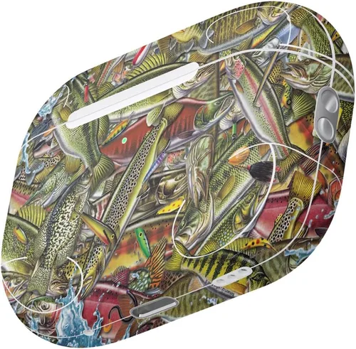 Miniatura 3 de MightySkins - Fundas compatibles con Apple AirPods Pro 2 – Fish Puzzle Funda protectora de vinilo duradera y única Fácil de aplicar, quitar
