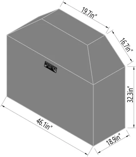 Miniatura 4 de Monument Cubierta impermeable y resistente para parrilla de gas BBQ 2B sobre mesa para 13742 y G22, SKU 98666