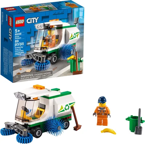 LEGO City Street Sweeper 60249 Juguete de construcción, juguete de construcción genial para niños (89 piezas)