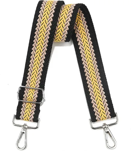 Miniatura 63 de Correa de Bolso Ancha Correa de Hombro Ajustable Correa de Repuesto Cruzada Correa de Bolso de Hardware Plateado