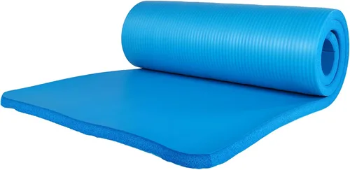 Miniatura 8 de BalanceFrom Esterilla de yoga multiusos de 1 pulgada extra gruesa de alta densidad antidesgarro con correa de transporte, bloques de yoga opcionales