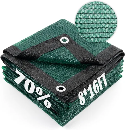 Miniatura 85 de Cool Area Lona de malla con ojales para cubierta de plantas, toldo de patio de 10 x 20 pies, para jardín, pérgola, invernadero, coche, granero, 55%