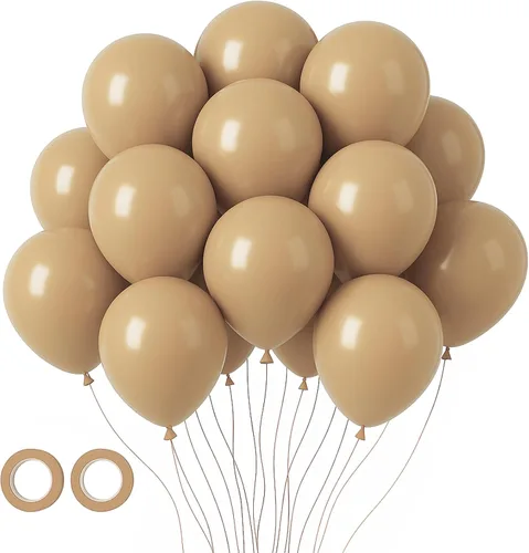 Miniatura 125 de Voircoloria - Globos azul bebé claro, paquete de 66 globos de 12 pulgadas de látex para fiestas para niños y niñas, para cumpleaños, baby shower, 16