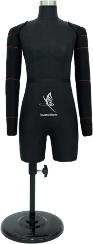 Miniatura 8 de Forma de vestido de media escala con brazos (no para adultos) tamaño completo, maniquí femenino a medida para coser maniquí totalmente pinable