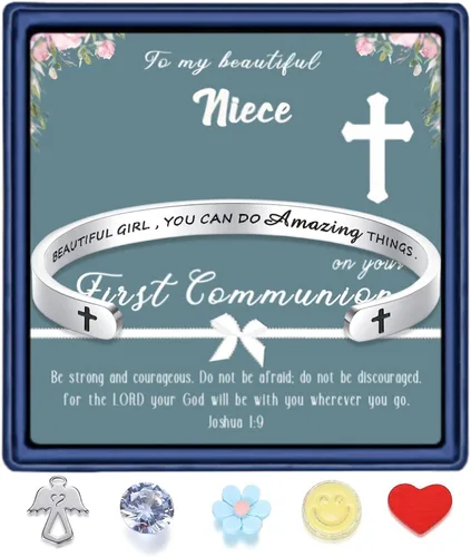 Pulseras grabadas personalizadas para niñas y mujeres, regalos de joyería para hija, nieta, esposa, mamá, hermana cristiana, amigas, compañeras de