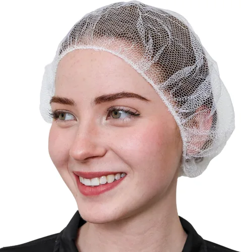 Miniatura 12 de Redes desechables de nylon de panal para el cabello Transpirables 1,000 unidades [NEGRO AZUL MARRÓN BLANCO 18” 21” 24” 28”]