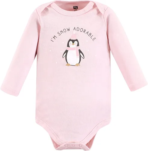 Miniatura 3 de Hudson Baby baby-girls Cotton Long-sleeve Bodysuits 5-pack