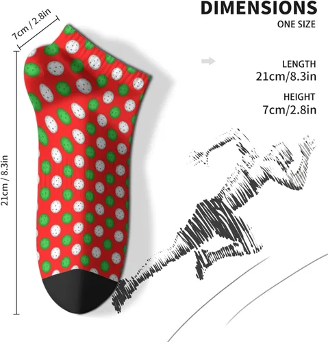 Miniatura 4 de devor Men Ankle Socks No Show Sock Mens Ankle Sock Cute PICKLEBALL Socks