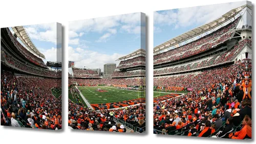 Miniatura 90 de Lienzo grande para pared, cuadro de fútbol americano Paul Brown, arte de pared para decoración de pared del hogar, pósteres de estadio deportivo