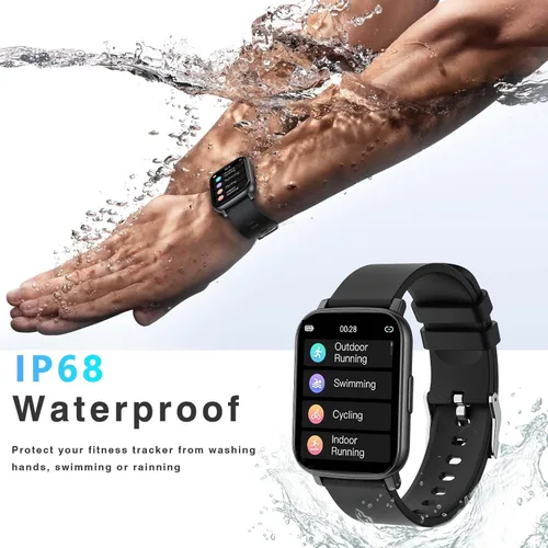 Miniatura 7 de Relojes inteligentes para hombres y mujeres, reloj de fitness de 1.65 pulgadas con contador de calorías/pasos, frecuencia cardíaca