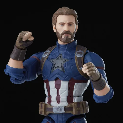 Miniatura 6 de Marvel Hasbro Avengers Infinity Hasbro Legends Series - Figura de acción del Capitán América (5.9 in), diseño premium, incluye 5 accesorios