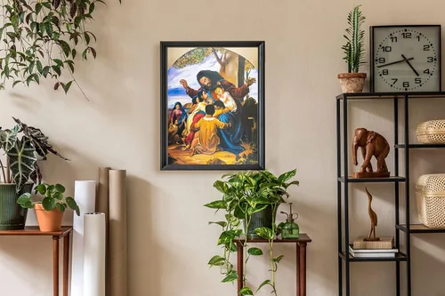 Miniatura 2 de Bless The Children (Religious) - Póster de Alix Beaujour de 18 x 24 pulgadas, sin marco, negro afroamericano