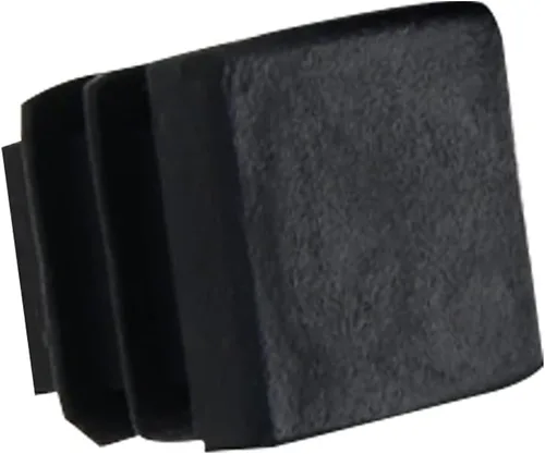 Miniatura 14 de 12 piezas de 0.79 x 0.79 pulgadas de plástico para pies cuadrados, protector de suelo deslizante para muebles, reduce el ruido, evita arañazos