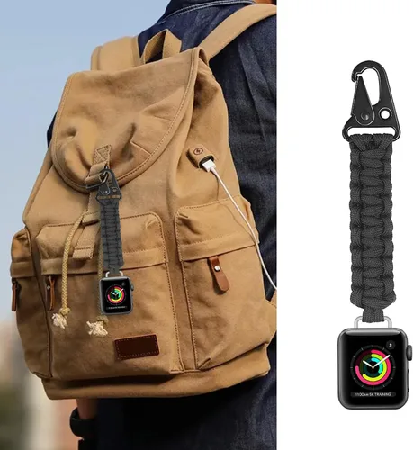 Miniatura 5 de Keychain Clip for Apple Watch 44/45/46/49mm,Paracord Lanyard for iWatch Series11 10 9 8 7 6 5 4,SE3,Ultra3,Apple Watch Keychain,Outdoor Activities