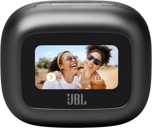 Miniatura 8 de JBL Live Beam 3 - Auriculares True Wireless con cancelación de ruido tipo báculo cerrados, 48 horas totales de reproducción, carga inalámbrica, 6