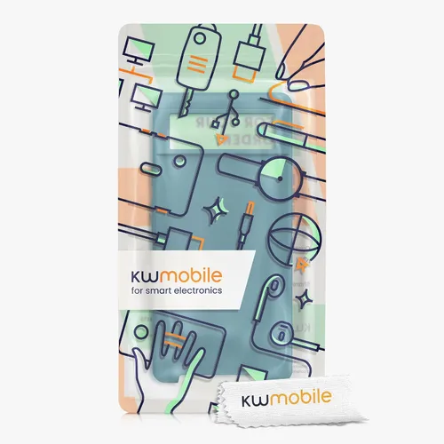 Miniatura 341 de kwmobile Funda Compatible con Google Pixel 6 Pro - Funda de teléfono de silicona TPU con acabado suave - Azul Arrecife
