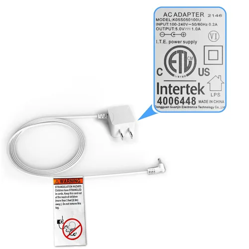 Miniatura 2 de HelloBaby Cargador oficial de repuesto para monitor de bebé HB6550/HB6560/HB50-5V, adaptador de cable de alimentación para monitor de bebé, cable