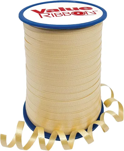 Miniatura 5 de Value Ribbon - Cinta rizadora prensada, 3/16 pulgadas x 500 yardas para envoltura de regalos, manualidades, proyectos de arte y decoraciones de Azul