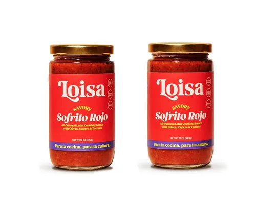 Miniatura 7 de Loisa Recaito Sofrito - Salsa de cocina, sin OMG, sin MSG, sin conservantes, sin colorantes artificiales, sin sabores artificiales, vegano, sabor