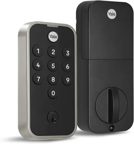 Miniatura 8 de Cerrojo de puerta delantera con teclado en negro de Yale para entrada sin llave, YED210-NR-BSP Ante negro