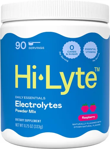 Miniatura 9 de Hi-Lyte Mezcla de electrolitos en polvo, soporte de hidratación sin sabor para el bienestar diario, ayuno, cetogénico, sodio, potasio, magnesio