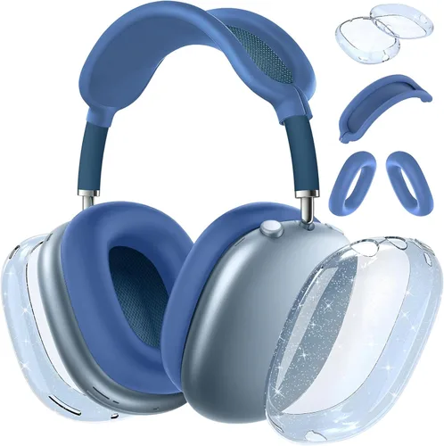 Miniatura 8 de Funda para AirPods Max, funda antiarañazos, funda para orejeras, cubierta para auriculares o diadema para AirPods Max. TPU suave y silicona 3