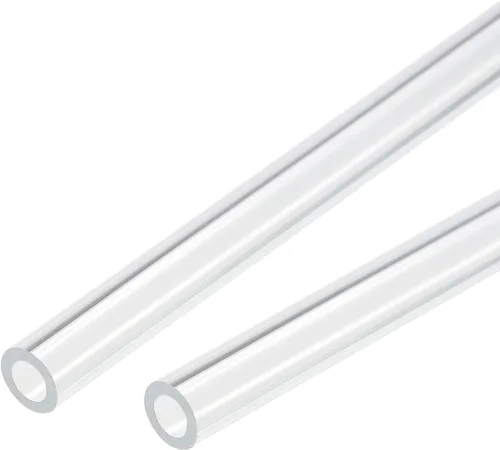 Miniatura 21 de MECCANIXITY Tubo acrílico transparente rígido redondo tubo 0.472 in (1/2") ID 15mm (0.6") OD 10" para lámparas y linternas, sistema de refrigeración