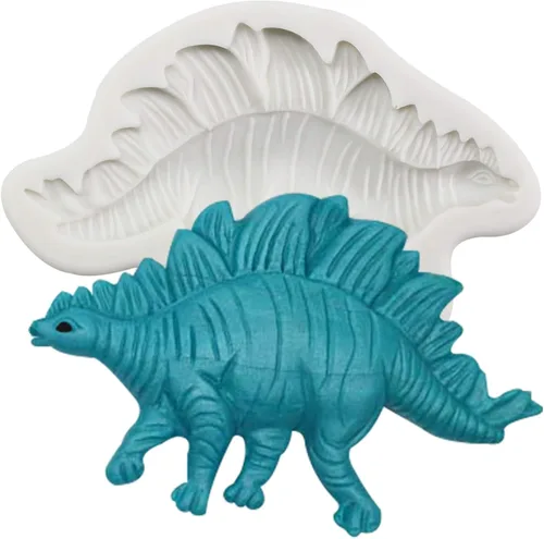 Miniatura 11 de Funshowcase Molde de silicona para fondant de dinosaurio Carcharodontosaurus 2.6inch