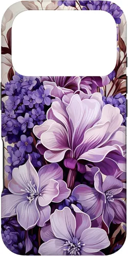 Miniatura 29 de Funda para iPhone 12 mini Lavender Floral Purple Flower