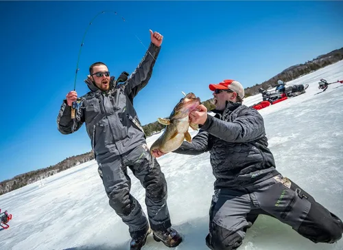 Miniatura 6 de Berkley Trilene – Hilo de pesca de fluorocarbono 100% para pesca en hielo Transparente