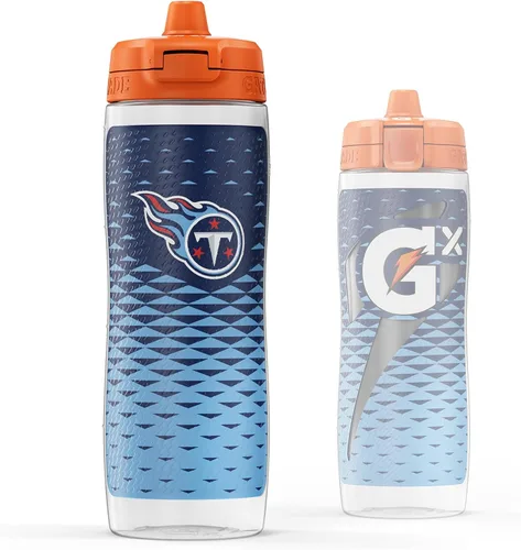 Miniatura 35 de Gatorade Gx NFL - Botellas antideslizantes para apretar, 30 onzas líquidas, sistema de hidratación Gx