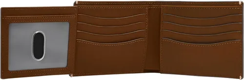 Miniatura 12 de Fossil Billetera plegable de cuero para hombre con ventana de identificación abatible para hombres