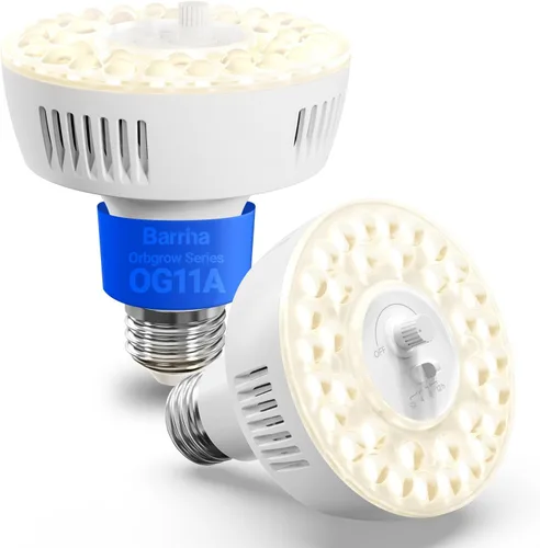 Miniatura 24 de Barrina Orbgrow OG11A - Bombillas de cultivo para plantas de interior, atenuación y sincronización integradas, 4000K 11W (equivalente a 100 W)
