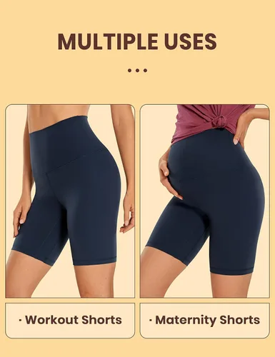 Miniatura 38 de CRZ YOGA Butterluxe Super High Waist Biker Shorts 6"- Yoga Workout Womens Buttery Soft Over Belly