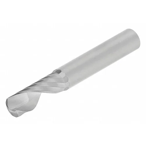 Micro 100 SFA-187-44 Molino de extremo cuadrado - corte, 3/16" diámetro del cortador, 1/2" LOC, 1 Fl, 1/4" diámetro del vástago, 2" OAL, sin