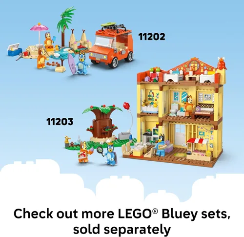 Miniatura 7 de LEGO Bluey Patio de Juego Divertido con Bluey y Chloe Bloques de Construcción Sensorial - Juguetes de Juego de Rol y Aprendizaje en Preescolar