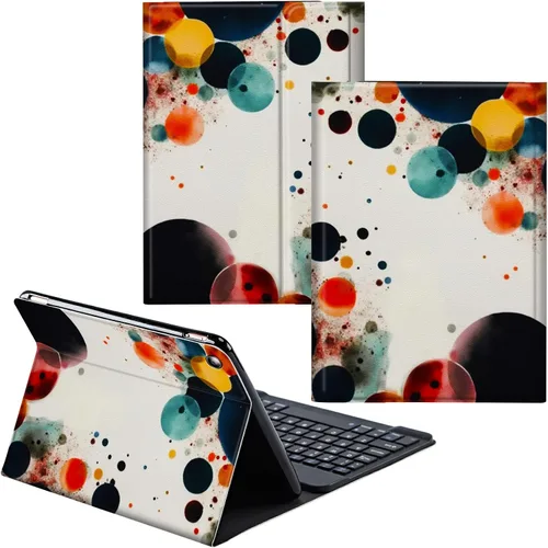 Miniatura 97 de Para Samsung Galaxy Tab S6 Lite Funda 2022/2020 Teclado Inalámbrico Desmontable Y Cubierta De Soporte De Cuero PU Funda Protectora Para Samsung