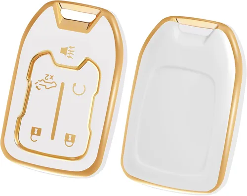 Miniatura 12 de Funda para llavero de automóvil compatible con GMC, funda para llavero compatible con Chevy Suburban Silverado GMC Sierra Terrain Acadia 1500 2500HD
