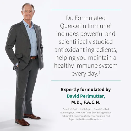 Miniatura 4 de Garden of Life Suplemento de apoyo al sistema inmunológico de quercetina una vez al día con vitamina C, D y probióticos, formulado por Dr. - Salud