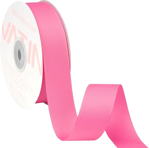Miniatura 136 de Vatin - Rollo de cinta de grogrén, rollos de 25-50 yardas, perfecto para decoración de bodas, coronas, baby showers, envolturas de paquete de regalo