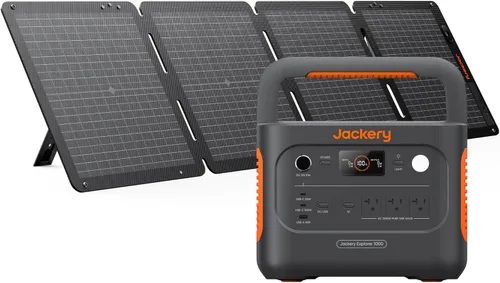 Miniatura 18 de Jackery Explorer 1000 v2 Estación de Energía Portátil, Batería LiFePO4 de 1070Wh, Salida AC de 1500W/USB-C de 100W, Carga Rápida de 1 Hora