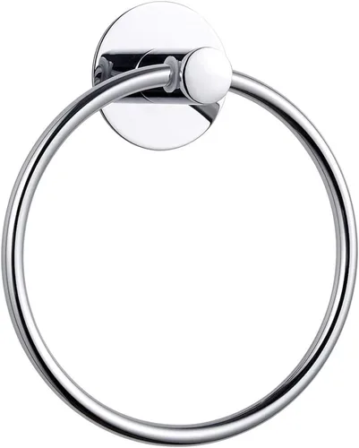 Anillo de toalla adhesivo autoadhesivo para toalla de mano, de acero inoxidable, soporte para toalla de baño, soporte de pared Hh-r1111