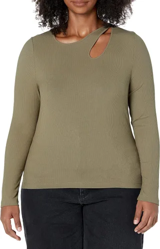 Miniatura 4 de The Drop Top de punto con corte Doug para mujer