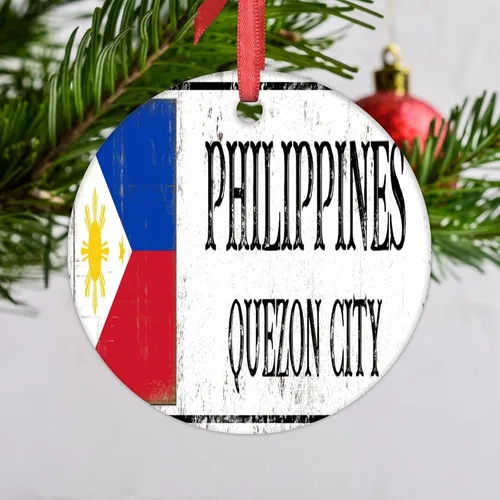 Miniatura 27 de Adornos de Navidad de Estambul 2023, bandera de pavo, decoraciones de Navidad para árbol, país, ciudad, recuerdo, fiesta, vacaciones, decoraciones