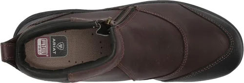 Miniatura 5 de Ariat Barnyard - Botas de trabajo con cremallera lateral, cómodas botas impermeables para mujer, Café Oscuro, 5.5