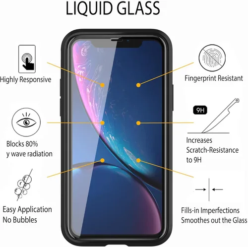 Miniatura 5 de ProofTech Paquete de 2 protectores de pantalla de vidrio líquido con protección de pantalla de $250 (cada uno) para todos los teléfonos