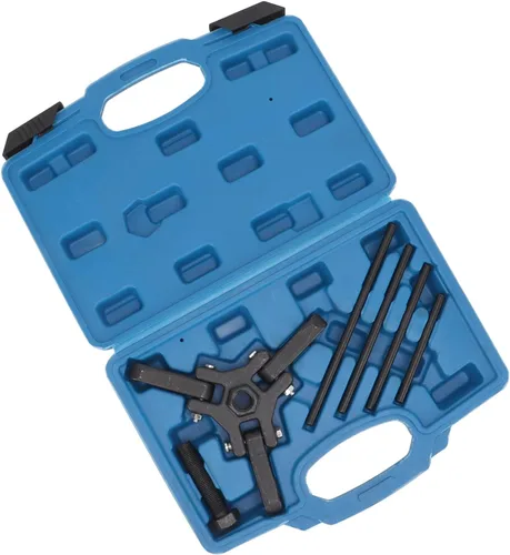 Miniatura 2 de Kits de reparación de equilibrador armónico, juego de extractor de equilibrador armónico, acero al carbono, acabado de óxido negro, kit de polea